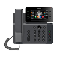 Teléfono IP Empresarial Inteligente V65 con Pantalla a Color de 4.3 Pulgadas, Antibacteriano, WiFi de Doble Banda, 45 Teclas DSS, Teléfono de Escritorio VoIP SIP