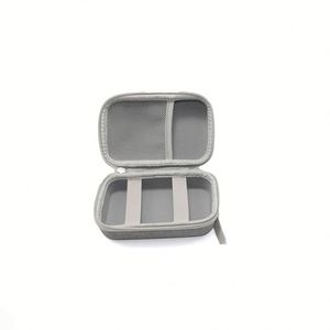Grande trousse de rangement carrée DIY en EVA pour appareils numériques, étui de voyage antichoc avec poche en filet, logo personnalisé - Product Image 4