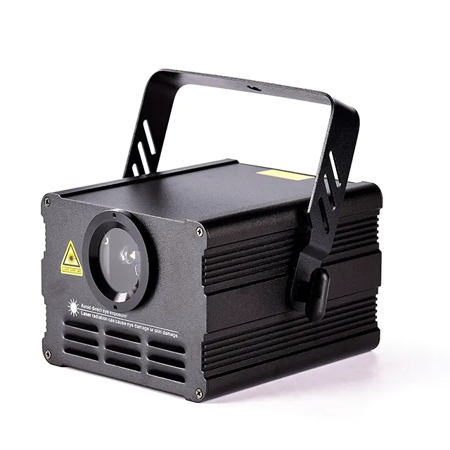 1W Rgb Mini Dj Laser Licht Podium Met 51 Interne Patronen Kerstverlichting 15Kpps Scanner Voor Disco Feestverlichting