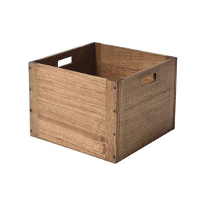 Panier de rangement en <span class=keywords><strong>bois</strong></span> <span class=keywords><strong>empilable</strong></span>, bacs organisateurs, livres, vêtements, jouets, rangement modulaire ouvert, boîte en <span class=keywords><strong>bois</strong></span> de bureau, cubique - Product Image 4