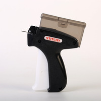 Pistolet à point pour vêtements Mini étiquette manuelle Micro aiguille outil outil de couture rapide 200 blanc Fastern + 200 noir Fastern