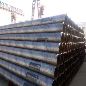 Tuyau en <span class=keywords><strong>acier</strong></span> au carbone Q235B soudé en spirale à prix direct usine compétitif pour colonnes structurelles et supports de construction générale - Product Image 1