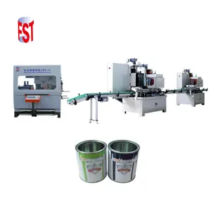 Automatic Tin Can Production Line Making Machine for paint Tin Cans