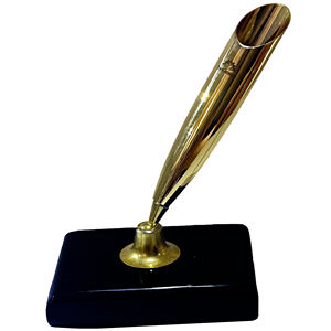 Manufacturer Wholesale Feng Shui Collection <b>Obsidian</b> Natural Stone Matte Finish Pen Stand Office - Product Image 3