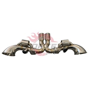 Sistema de Escape Deportivo Vortex Premium SS304 Catback para Porsche 911 992 GT3 con Válvulas Electrónicas y Puntas Centrales Pulidas Tipo Espejo - Product Image 5