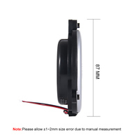 Samtronic Petit Transducteur Tactile Mini Bass Shaker Haut-Parleur de Vibration de Basse pour Home Cinéma 8ohm 16ohm