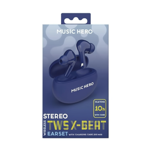 Écouteurs micro Bluetooth MUSIC HERO X Beat Tws Bleu MHTWSBEATBTNORB - Product Image 3