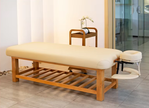 High-End moderno in legno massello cinese fisioterapia tatuaggio lettino da massaggio per Spa salone di bellezza Hotel casa-tavola <span class=keywords><strong>massaggiatrice</strong></span> moxibustione - Product Image 5