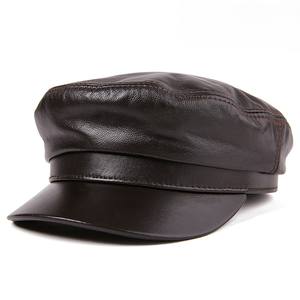 Gorra de Béisbol de Piel de Cabra J194, Estilo Boina, Unisex, Informal, Transpirable, Impermeable, Estilo Piloto - Product Image 2