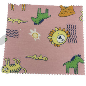 도매 직물 공급 업체 니트 자카드 100% 면 만화 인터록 저지 의류 LK25002 에 대 한 인쇄 직물 - Product Image 2