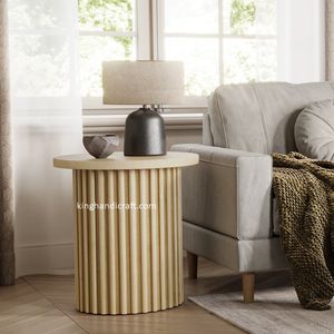 OEM Handcrafted Modern Simple Wooden Pedestal <b>Plinth</b> <b>Stand</b> for Flower Arrangement Cake Display Event Decor - Product Image 6