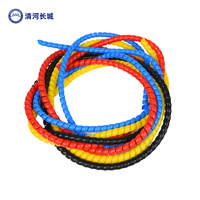 Funda Espiral Protectora de Cables de PE de 4-50 mm, Protector Flexible para Mangueras, Gestión de Cables, Protección Espiral para Mangueras Hidráulicas y Cables