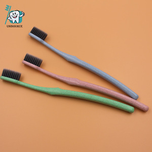 Cepillos de Dientes de Carbón de Bambú Biodegradables Hechos a Medida, Cepillo de Dientes Manual para Adultos MC7243 - Product Image 2