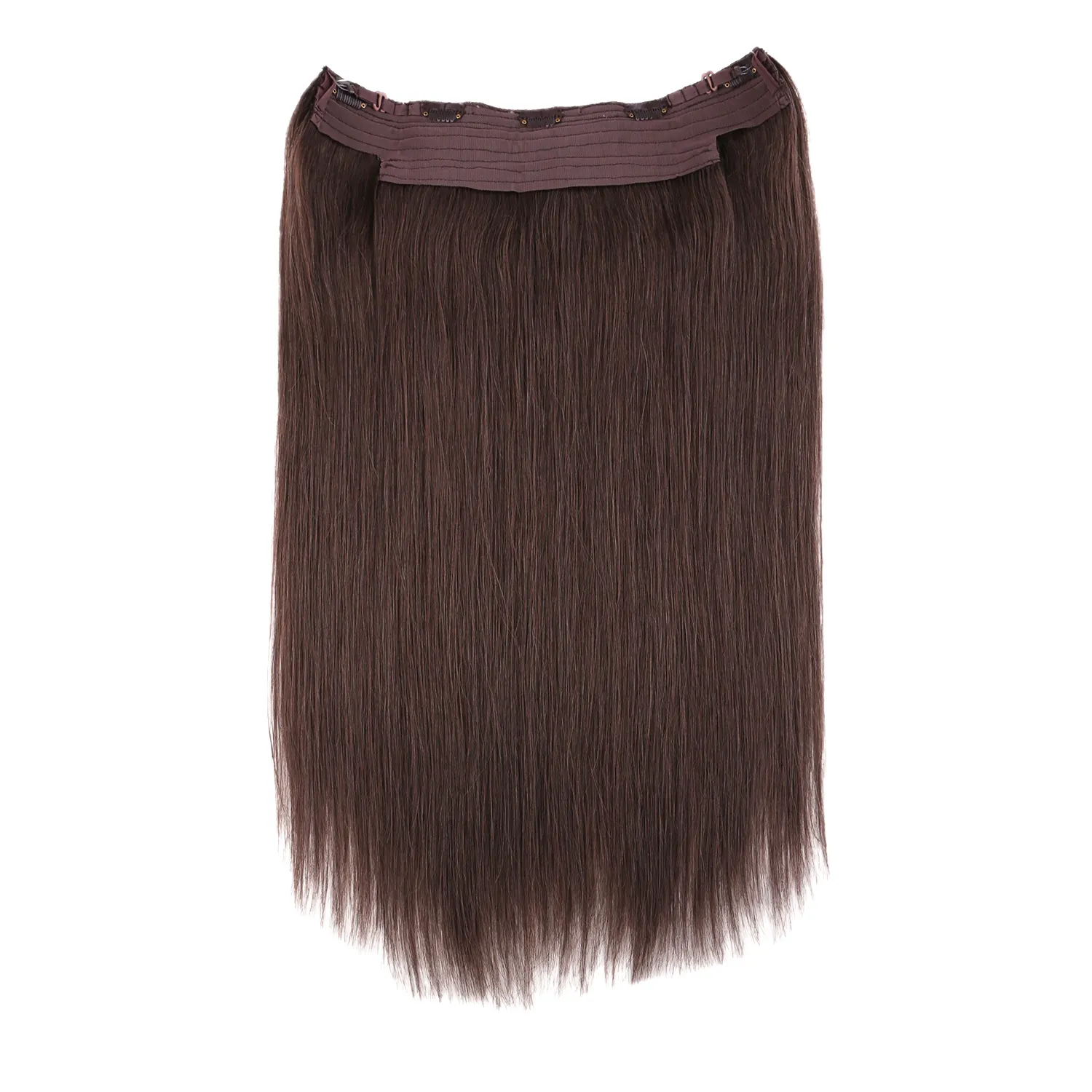 K.siwgs Factory 100% Halo Hair Real Hair Extensions for Seamless Blending Instantly Add Volume & Length for Women