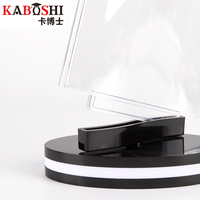 360 Degrés Rotation Table Stand Menu Titulaire Acrylique Titulaire Étanche Forme De Courbe