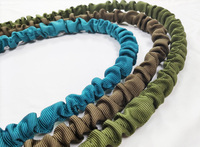 Sangle en nylon de haute qualité OEM Laisse pour chien confortable à double poignée Collier élastique d'entraînement tactique LED pour animaux de compagnie