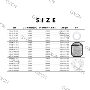 <span class=keywords><strong>Línea</strong></span> de pesca monofilamento líder de <span class=keywords><strong>30</strong></span> 40 50 60 80 LB personalizada, <span class=keywords><strong>línea</strong></span> de pesca de nailon Mono de fuerza fuerte en paquete de carrete - Product Image 2