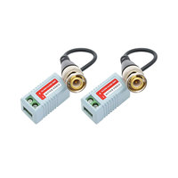 Tête BNC passive analogique 1080P AHD CVI TVI Balun vidéo transmetteur à paire torsadée en plastique pour moniteur de caméra de Surveillance CCTV