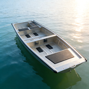 <span class=keywords><strong>Bateau</strong></span> utilitaire en aluminium entièrement soudé de 4,0 m, vente en gros directe d'usine, pour travaux aquacoles - Product Image 3