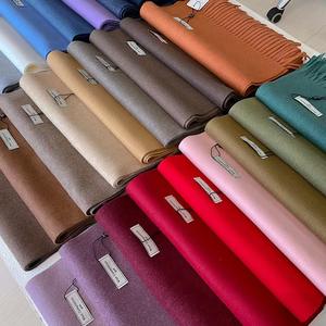 وشاح كلاسيكي بتصميم كوري لخريف وشتاء، وشاح راقٍ وعصري من الصوف الخالص، دافئ للنساء والأزواج، شالات تقليدية جديدة - Product Image 3