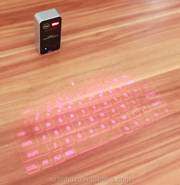 Proyección láser virtual bluetooth mini teclado inalámbrico para tablet teléfono inteligente