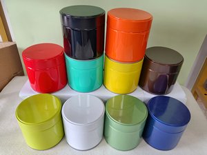 Thực Phẩm Cấp 60Mm Vòng Nhỏ Kim Loại Tinplate Lon 40G 50G Không Khí Chặt Chẽ Con Dấu Container Matcha Bột 60 * H60/60 * H68/60 * H100mm Cho Bánh - Product Image 5