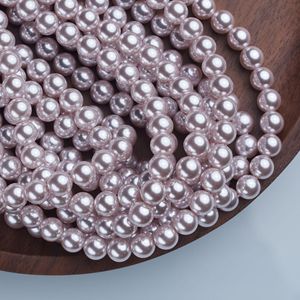 Chất Lượng Cao 3Mm 4Mm 6Mm 8Mm 10Mm Đầy Đủ Sợi Ngà Trắng Ngọc Trai 8Mm 10Mm Thủy Tinh Giả Ngọc Trai - Product Image 2