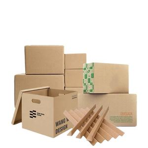 للبيع بالجملة صناديق شحن مضلعة وسميكة للغاية من الألواح المموجة بالورنيش صناديق تعبئة لوجستية بريدية نوع المجلد - Product Image 2