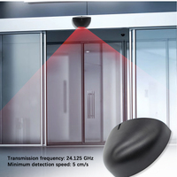 Détecteur de mouvement à micro-ondes SMG E0302 24,125 GHz, capteur de porte automatique, détecteur de mouvement radar, sensibilité réglable pour porte coulissante ou battante