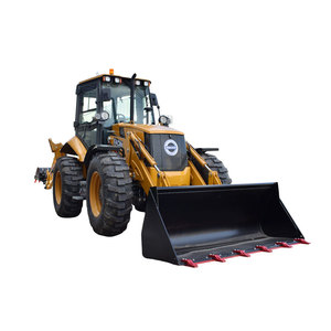 รถแบคโฮล้อเดอร์ราคาโรงงาน เครื่องยนต์ดีเซล 4x4 ได้รับการรับรองมาตรฐาน CE และ EPA เหมาะสำหรับฟาร์ม สวน และงานก่อสร้างขนาดเล็ก - Product Image 4