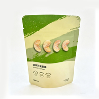 Sachets Doypack Personnalisés en Papier Kraft Anti-humidité avec Fermeture Ziplock pour Emballage Alimentaire, Lait, Aliments pour Animaux, Gelée et Sushi