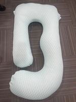 Vente chaude G Forme Plein Corps Oreiller De Maternité Avec Couverture Lavable pour Dormir En Forme De U Soutien Du Ventre Oreiller De Grossesse