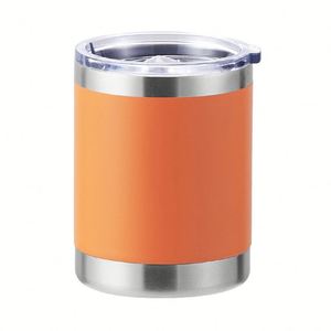 Matte Anti Scratch Powder Coating 10oz Stainless Steel Car <b>Mug</b> Reusable Short Capacity Road Travel Tumbler - Product Image 2