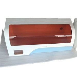 Boîtier médical horizontal personnalisé en ABS usiné CNC et pulvérisé électrostatiquement pour équipement esthétique amincissant - Product Image 1