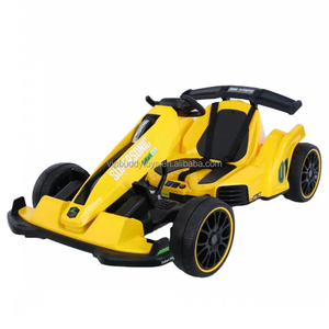 Kart électrique à quatre roues unisexe, jouet de course carré pour enfants, jouet à monter en matière plastique certifié EN71 avec batterie - Product Image 4