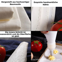 Kuchen-Dekorations-Set - Spritztüllen für Kuchendekoration - Baumwoll-Spritzbeutel Backwerkzeuge