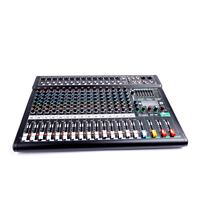 Mixer Audio Profesional AMS-12 12-Kanal Berbahan Aluminium dengan Kontrol EQ MIDI Lengkap, Kontroler DJ, Daya Phantom 48V, MP3/BT/USB 150W
