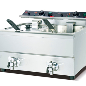 เครื่องทอดไฟฟ้าแบบตั้งโต๊ะ รุ่น DF-10L-2  2 ถัง 2 ตะกร้า - Product Image 1