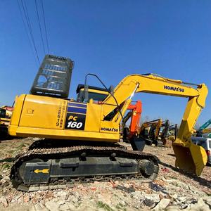 Excavadora Usada Komatsu PC160, Máquina Excavadora Mediana para Movimiento de Tierras, Eficiente en Consumo de Combustible y Potente, con Transporte Gratuito - Product Image 1