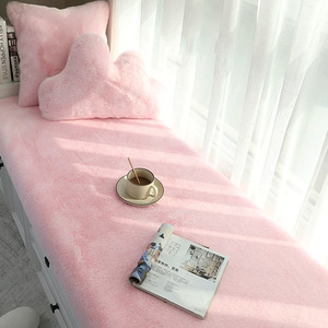 <span class=keywords><strong>Tappeto</strong></span> per Soggiorno <span class=keywords><strong>Color</strong></span> <span class=keywords><strong>Crema</strong></span>, Tappetino a Pelo Lungo in Finta Pelliccia di Coniglio per Camera da Letto, Lavabile in Lavatrice per Uso Domestico - Product Image 3