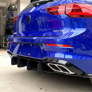 Difusor de Parachoques Trasero, Alerón Lateral, Divisores de Aire, Difusor de Carreras, Kit de Carrocería Personalizado para VW Golf 8 MK8 Life GTI GTE R-line 2020-2023 - Product Image 5