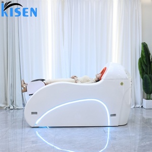 KISEN Fauteuil de lavage de cheveux automatique moderne multifonctionnel avec massage corporel complet électrique et lit de shampoing pour thérapie capillaire - Product Image 5