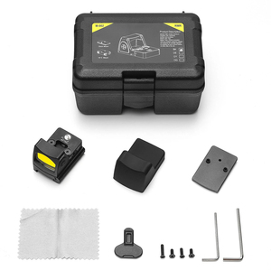 กล้องเล็งจุดแดงแบบโฮโลแกรมยุทธวิธี 5D Factory <span class=keywords><strong>Optics</strong></span> ขนาด 1x17x22 ผลิตจากอะลูมิเนียมอัลลอยด์ ดีไซน์ไร้ท่อ พร้อมไฟส่องสว่างสีแดง 5 ระดับ - Product Image 6