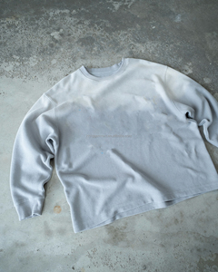 Camiseta de Manga Larga de Algodón Térmico de Alta Calidad Personalizada, Camiseta Vintage Lavada con Ácido, Camiseta con Estampado DTG para Hombre - Product Image 3