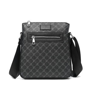 Venta al por Mayor Directa de Fábrica, Bolso Cuadrado de Cuero para Hombre, Bolso Bandolera para Hombre, Bolso de Hombro de Diseñador para Hombre - Product Image 1