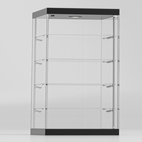 Étagère murale avec miroir intégré, installation sur panneau rainuré