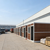 Maison conteneur de luxe légère et écologique à installation rapide, dortoir modulaire préfabriqué, mini-école portable