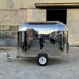 Canche 3m Stainless Steel <b>Food</b> Truck Unique Customized Burger Mobile <b>Food</b> <b>Trailer</b> - Product Image 2