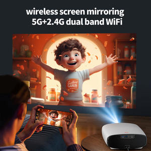 Projecteur LCD Toumei <span class=keywords><strong>Q7</strong></span> intelligent Android 9 600 ANSI, moteur optique entièrement scellé, portable, 4K/1080P, pour home cinéma, avec correction automatique de la distorsion trapézoïdale - Product Image 5