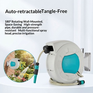 Enrouleur de tuyau <span class=keywords><strong>mural</strong></span> multifonctionnel rétractable <span class=keywords><strong>automatique</strong></span> en PVC, best-seller transfrontalier, vente directe - Product Image 4